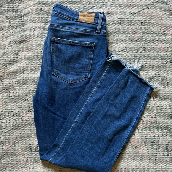 PAIGE Denim - PAIGE Jeans size 30 Hoxton Ankle Mid Rise Raw Hem